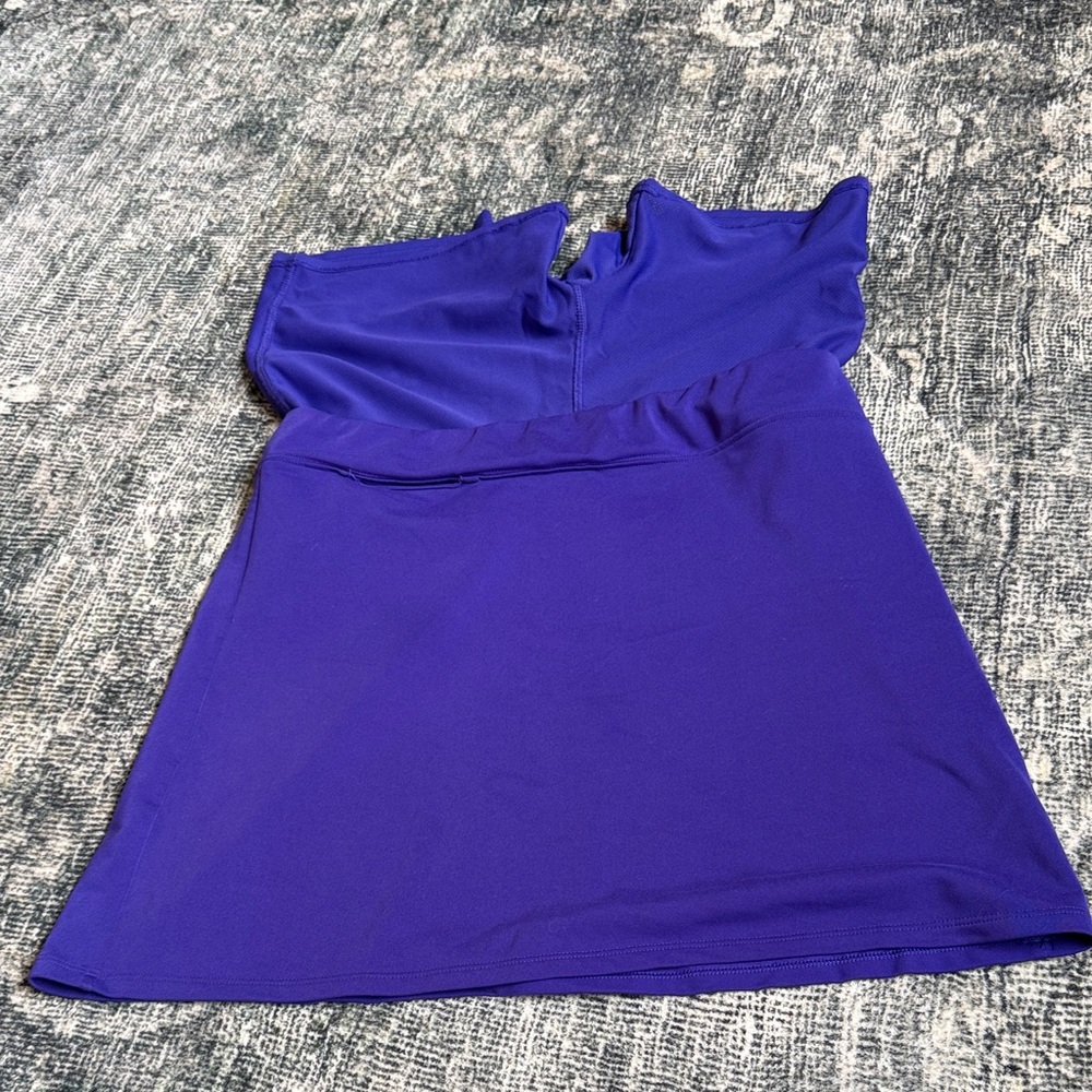 Adidas Women's Golf Skirt in Vibrant Blue - Picture 5 of 6